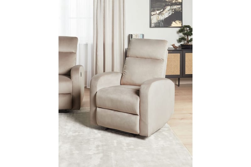 Reclinerfåtölj Verdal Beige - Beige - Möbler - Stolar & fåtöljer - Fåtölj - Liggfåtölj