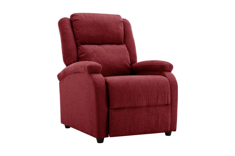 Reclinerfåtölj vinröd tyg - Vinröd - Möbler - Stolar & fåtöljer - Fåtölj - Biofåtölj & reclinerfåtölj
