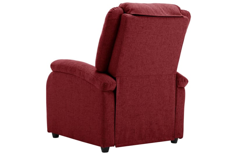 Reclinerfåtölj vinröd tyg - Vinröd - Möbler - Stolar & fåtöljer - Fåtölj - Biofåtölj & reclinerfåtölj