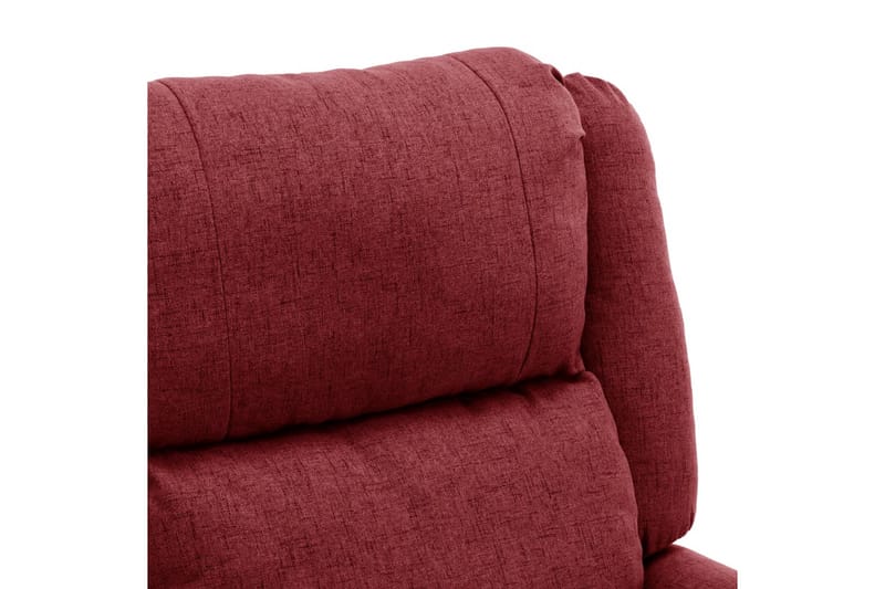 Reclinerfåtölj vinröd tyg - Vinröd - Möbler - Stolar & fåtöljer - Fåtölj - Biofåtölj & reclinerfåtölj