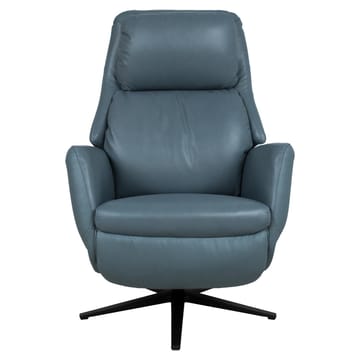 Reclinerfåtölj Wikros med elektrisk mekanism - blå - Möbler - Stolar & fåtöljer - Fåtölj - Skinnfåtölj & läderfåtölj