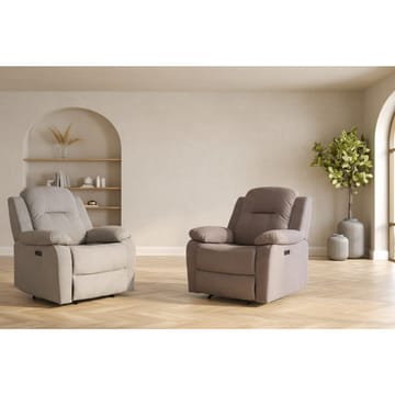Reclinerfåtölj Ylmark med elektrisk mekanism - taupe - Möbler - Stolar & fåtöljer - Fåtölj - Biofåtölj & reclinerfåtölj