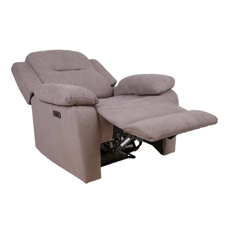 Reclinerfåtölj Ylmark med elektrisk mekanism - taupe - Möbler - Stolar & fåtöljer - Fåtölj - Biofåtölj & reclinerfåtölj
