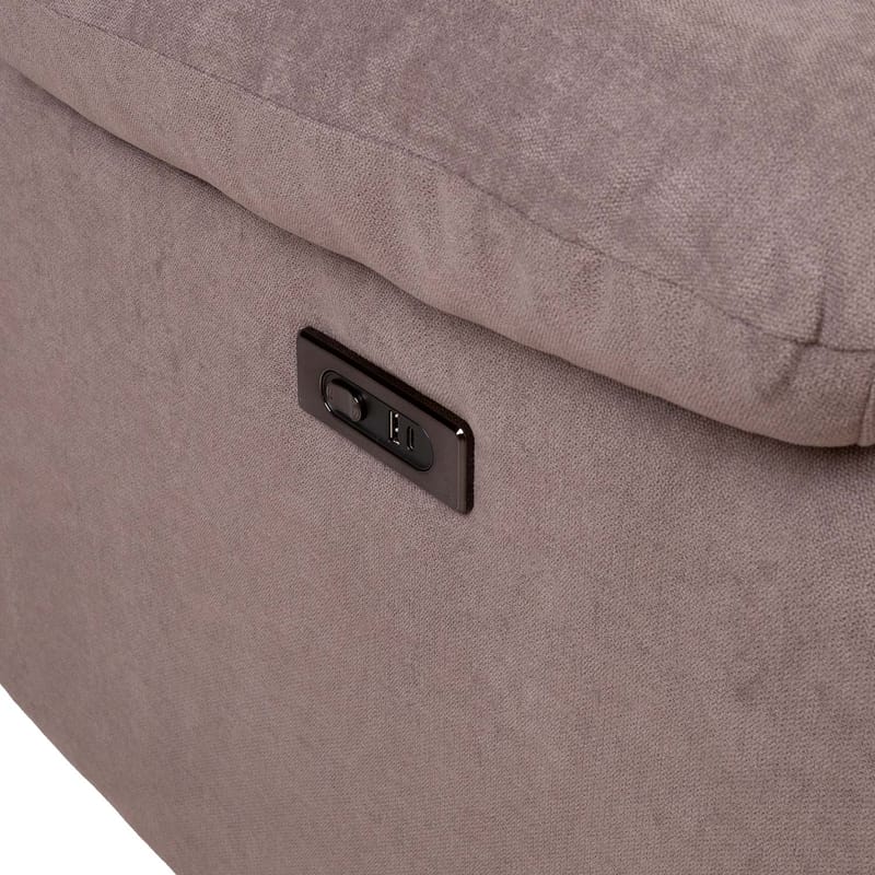 Reclinerfåtölj Ylmark med elektrisk mekanism - taupe - Möbler - Stolar & fåtöljer - Fåtölj - Biofåtölj & reclinerfåtölj