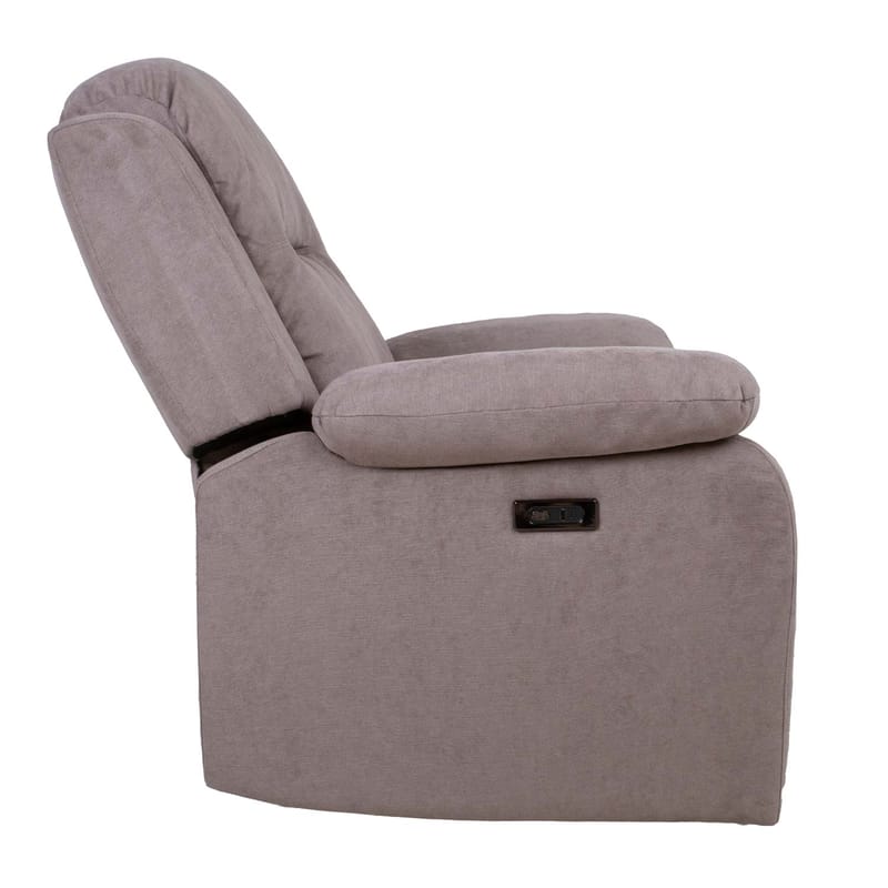 Reclinerfåtölj Ylmark med elektrisk mekanism - taupe - Möbler - Stolar & fåtöljer - Fåtölj - Biofåtölj & reclinerfåtölj