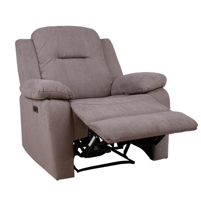 Reclinerfåtölj Ylmark med elektrisk mekanism - taupe - Möbler - Stolar & fåtöljer - Fåtölj - Biofåtölj & reclinerfåtölj