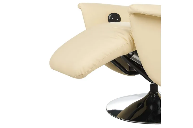Reclinerfåtölj Prime Beige/Silver - Beige/Silver - Möbler - Stolar & fåtöljer - Fåtölj - Biofåtölj & reclinerfåtölj