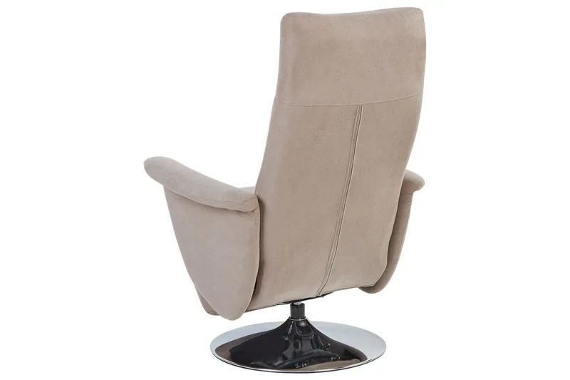 Reclinerfåtölj Prime Taupe/Silver - Taupe/Silver - Möbler - Stolar & fåtöljer - Fåtölj - Biofåtölj & reclinerfåtölj
