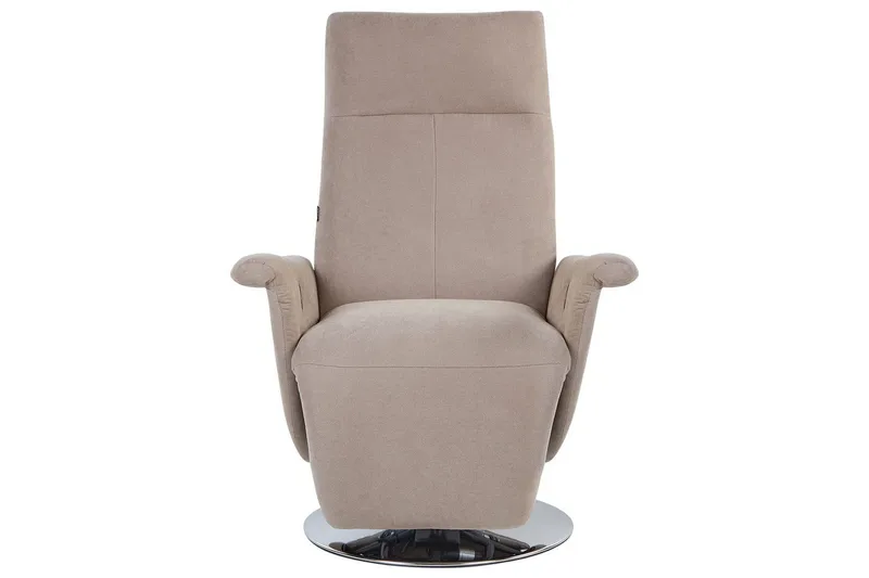 Reclinerfåtölj Prime Taupe/Silver - Taupe/Silver - Möbler - Stolar & fåtöljer - Fåtölj - Biofåtölj & reclinerfåtölj