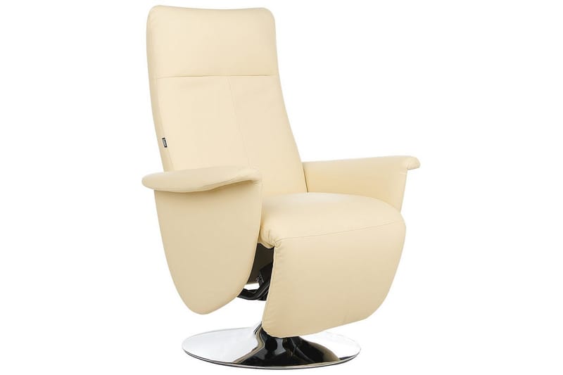 Reclinerfåtölj Prime Beige/Silver - Beige/Silver - Möbler - Stolar & fåtöljer - Fåtölj - Biofåtölj & reclinerfåtölj