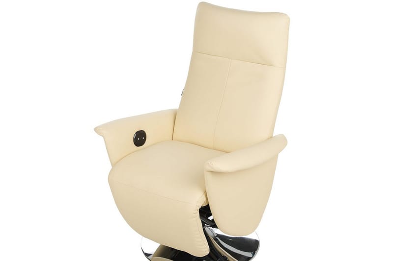 Reclinerfåtölj Prime Beige/Silver - Beige/Silver - Möbler - Stolar & fåtöljer - Fåtölj - Biofåtölj & reclinerfåtölj
