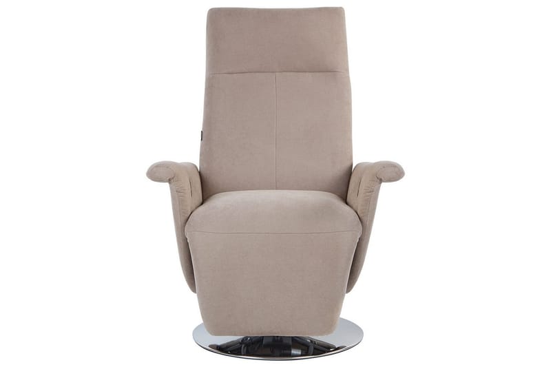 Reclinerfåtölj Prime Taupe/Silver - Taupe/Silver - Möbler - Stolar & fåtöljer - Fåtölj - Liggfåtölj