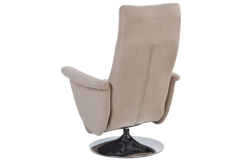 Reclinerfåtölj Prime Taupe/Silver - Taupe/Silver - Möbler - Stolar & fåtöljer - Fåtölj - Liggfåtölj