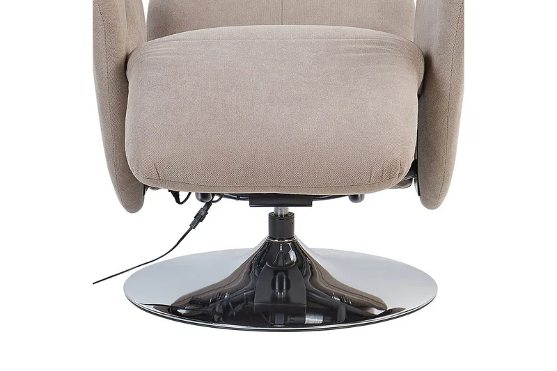Reclinerfåtölj Prime Taupe/Silver - Taupe/Silver - Möbler - Stolar & fåtöljer - Fåtölj - Biofåtölj & reclinerfåtölj