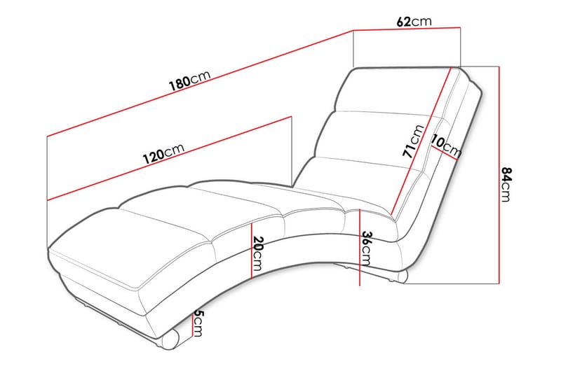 Regalado Fåtölj - Möbler - Stolar & fåtöljer - Fåtölj - Schäslongfåtölj & divanfåtölj