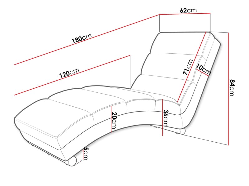 Regalado Liggfåtölj - Brun - Möbler - Stolar & fåtöljer - Fåtölj - Liggfåtölj