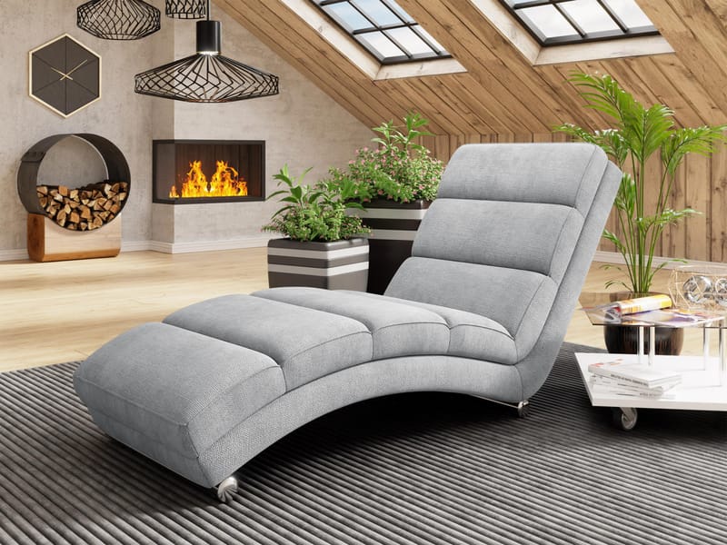 Regalado Liggfåtölj - grå - Möbler - Stolar & fåtöljer - Fåtölj - Liggfåtölj