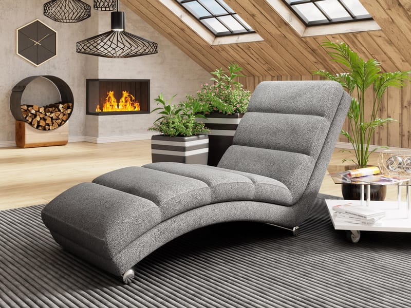 Regalado Liggfåtölj - grå - Möbler - Stolar & fåtöljer - Fåtölj - Liggfåtölj