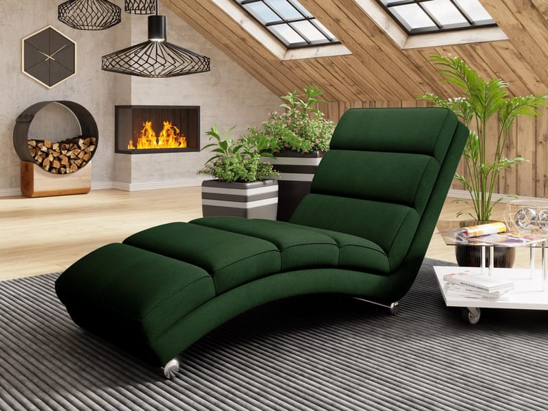 Regalado Liggfåtölj - grön - Möbler - Stolar & fåtöljer - Fåtölj - Liggfåtölj