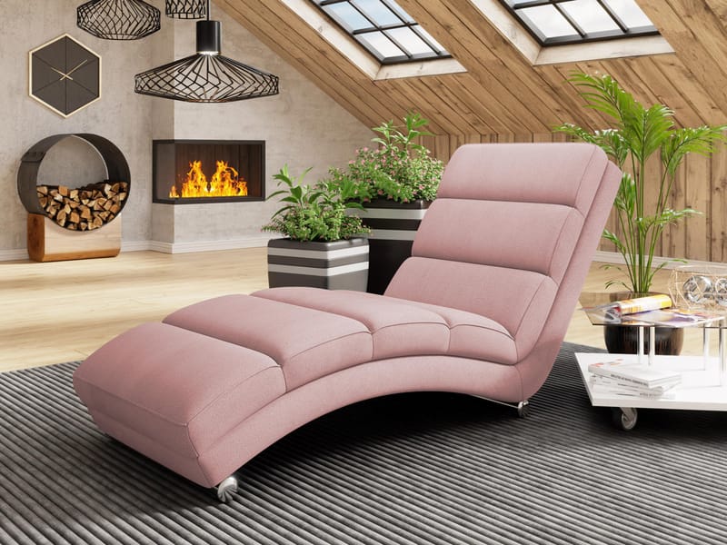 Regalado Liggfåtölj - rosa - Möbler - Stolar & fåtöljer - Fåtölj - Liggfåtölj