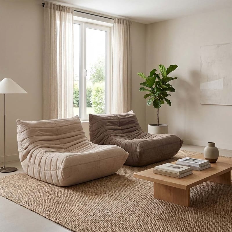 Relaxfåtölj Fiona - beige - Möbler - Stolar & fåtöljer - Fåtölj - Fåtölj utan armstöd