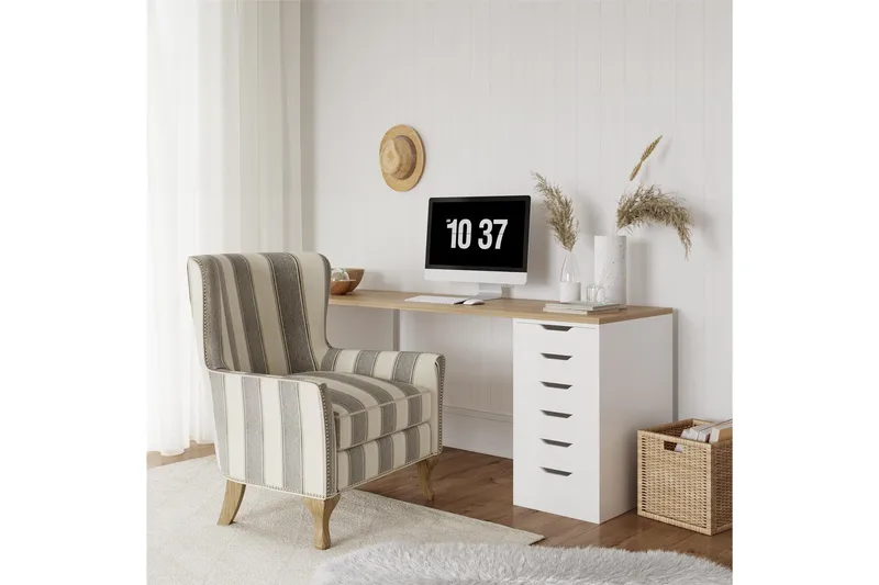 Reva Fåtölj Grå - Dorel Home - Möbler - Stolar & fåtöljer - Fåtölj