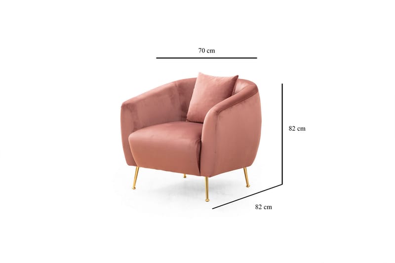 Revelstoke Fåtölj - Rosa - Möbler - Stolar & fåtöljer - Fåtölj
