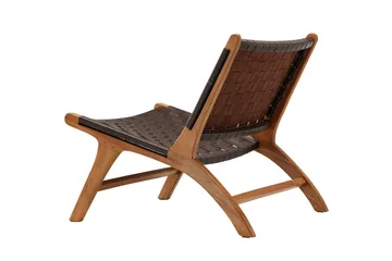 Rike Loungefåtölj - Brun/Beige - Möbler - Stolar & fåtöljer - Fåtölj - Skinnfåtölj & läderfåtölj