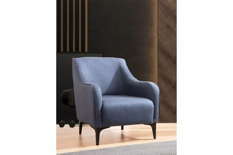 Rossland Fåtölj - Blå - Möbler - Stolar & fåtöljer - Fåtölj