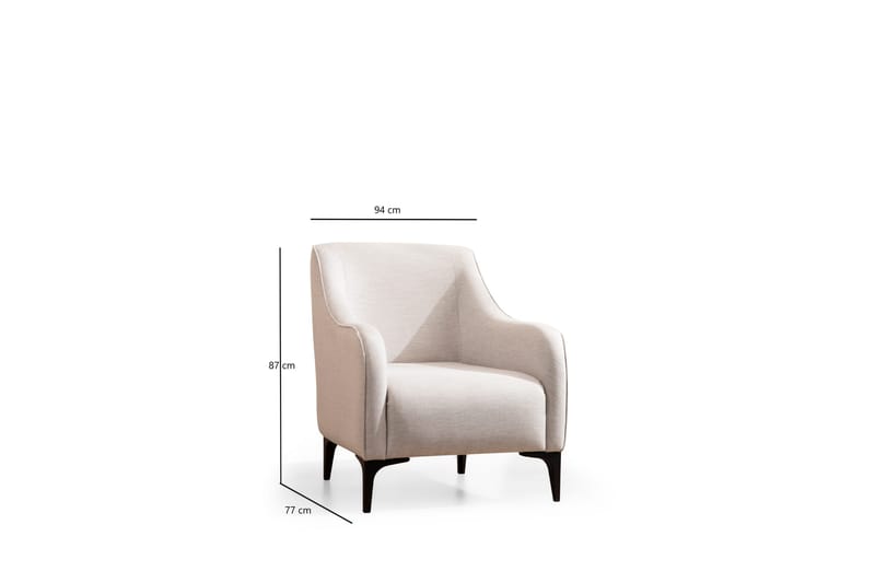 Rossland Fåtölj - Offwhite - Möbler - Stolar & fåtöljer - Fåtölj