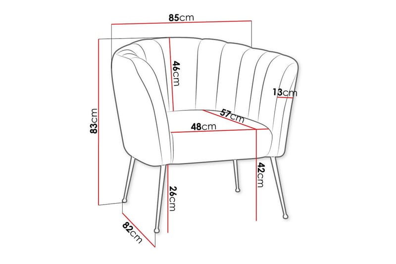 Rushmore Fåtölj Beige/Wood - Möbler - Stolar & fåtöljer - Fåtölj