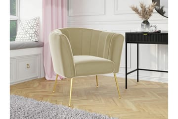 Rushmore Fåtölj Beige/Wood - Möbler - Stolar & fåtöljer - Fåtölj