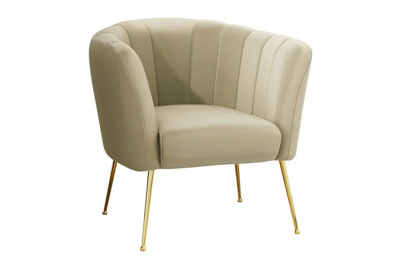 Rushmore Fåtölj Beige/Wood, undefined