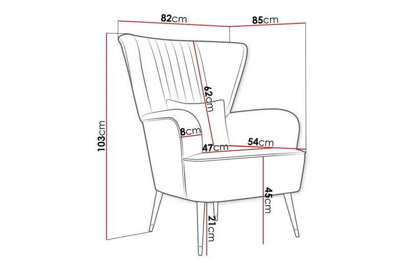 Rushmore Fåtölj Black - Möbler - Stolar & fåtöljer - Fåtölj