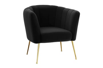 Rushmore Fåtölj Black/Gold - Möbler - Stolar & fåtöljer - Fåtölj