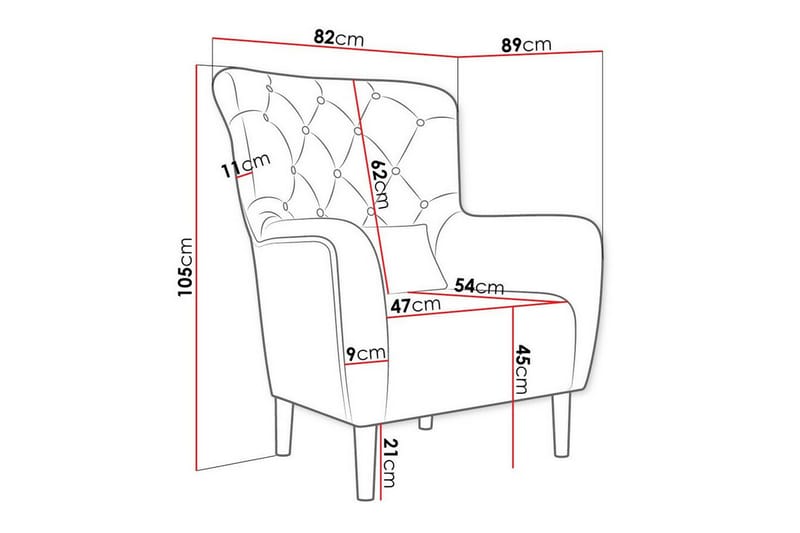 Rushmore Fåtölj Brown - Möbler - Stolar & fåtöljer - Fåtölj