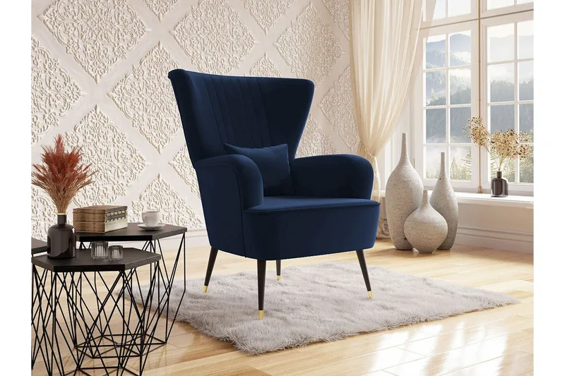 Rushmore Fåtölj Dark blue - Möbler - Stolar & fåtöljer - Fåtölj