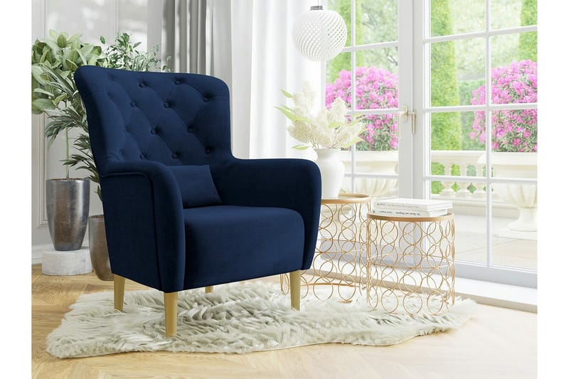 Rushmore Fåtölj Dark Blue/Blue - Möbler - Stolar & fåtöljer - Fåtölj