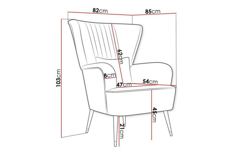 Rushmore Fåtölj Dark green - Möbler - Stolar & fåtöljer - Fåtölj