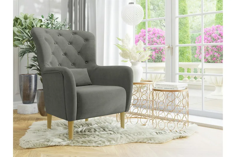 Rushmore Fåtölj Dark grey - Möbler - Stolar & fåtöljer - Fåtölj