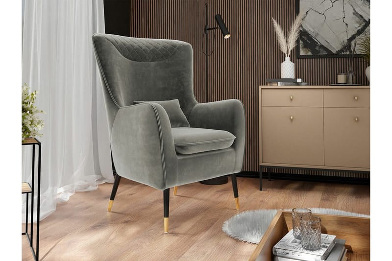 Rushmore Fåtölj Grey/Black - Möbler - Stolar & fåtöljer - Fåtölj