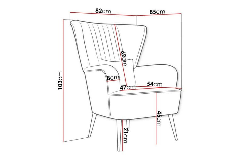 Rushmore Fåtölj Light brown - Möbler - Stolar & fåtöljer - Fåtölj