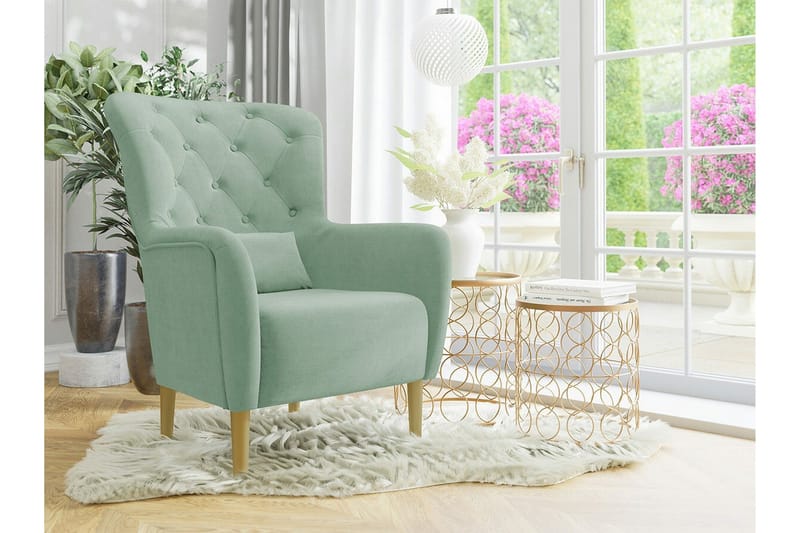 Rushmore Fåtölj Light green/Green/Mint - Möbler - Stolar & fåtöljer - Fåtölj