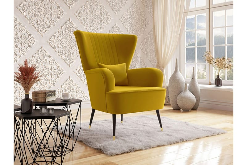 Rushmore Fåtölj Mustard yellow - Möbler - Stolar & fåtöljer - Fåtölj