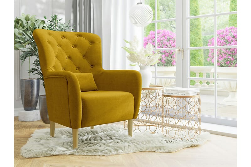 Rushmore Fåtölj Yellow-Green - Möbler - Stolar & fåtöljer - Fåtölj