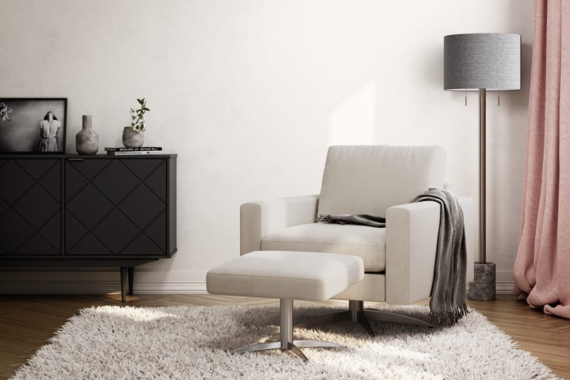 Sabero Fåtölj - Beige/Svart - Möbler - Stolar & fåtöljer - Fåtölj