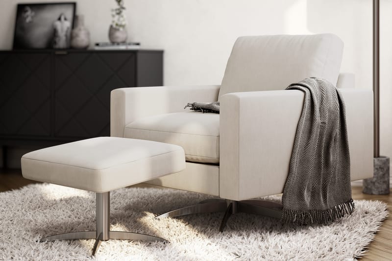 Sabero Fåtölj - Beige/Svart - Möbler - Stolar & fåtöljer - Fåtölj