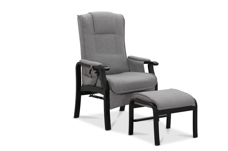 Saika Reclinerfåtölj Elektrisk - Ljusgrå - Möbler - Stolar & fåtöljer - Fåtölj - Biofåtölj & reclinerfåtölj