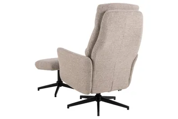 Sakiran Reclinerfåtölj - Beige - Möbler - Stolar & fåtöljer - Fåtölj - Fåtölj med fotpall
