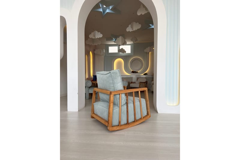 Sallanan Fåtölj - Blå - Möbler - Stolar & fåtöljer - Gungstol